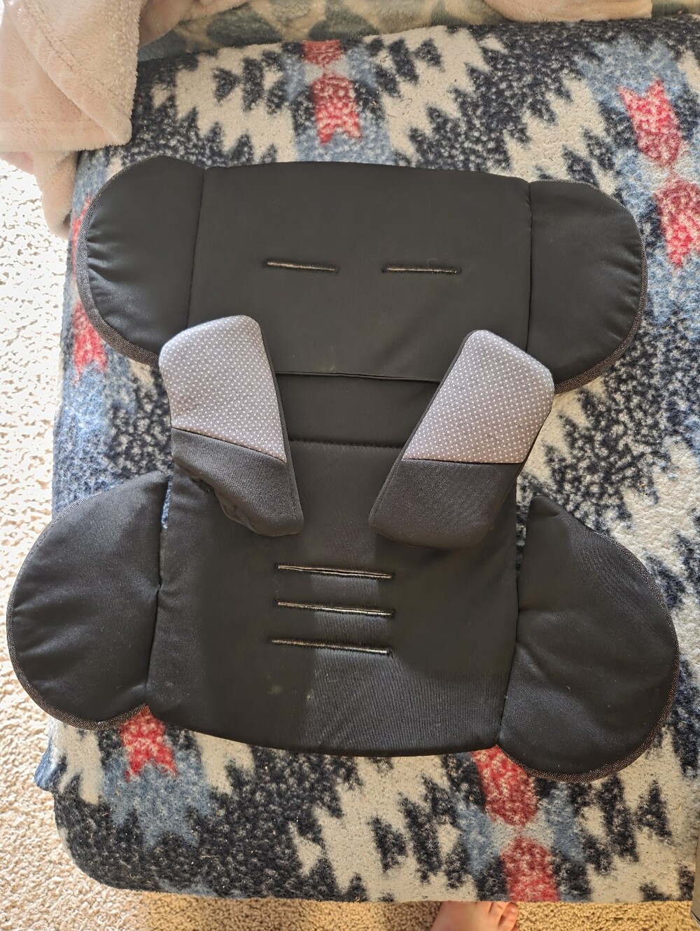 Infant baby car seat pad and strap covers